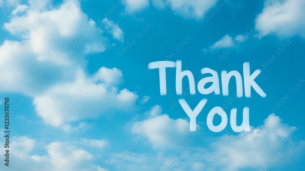Heartfelt Sky-high Expression of Gratitude in Fluffy Clouds Heartfelt Sky-high Expression of Gratitude in Fluffy Clouds