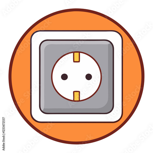 power socket icon design