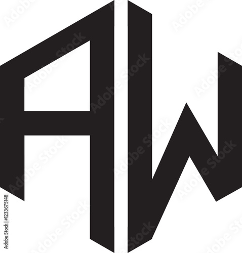Free Download AW Polygon logo.eps - GFXLoad