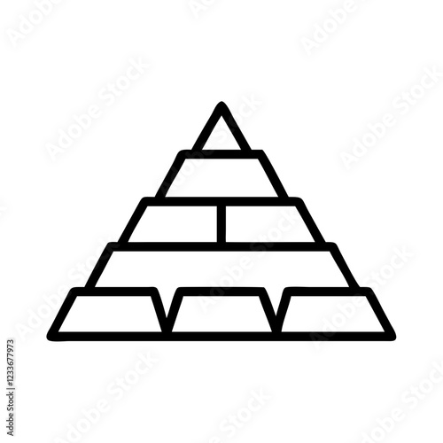 pyramid icon design