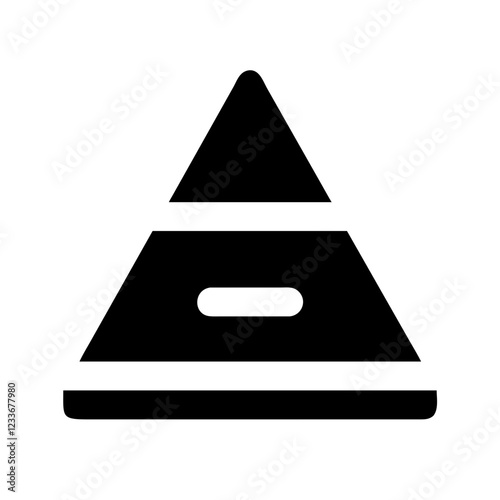 pyramid icon design