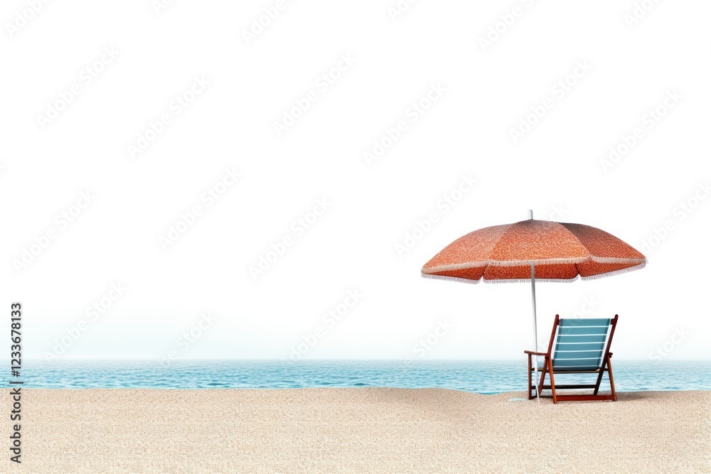 Beach chair furniture umbrella. Beach chair furniture umbrella.