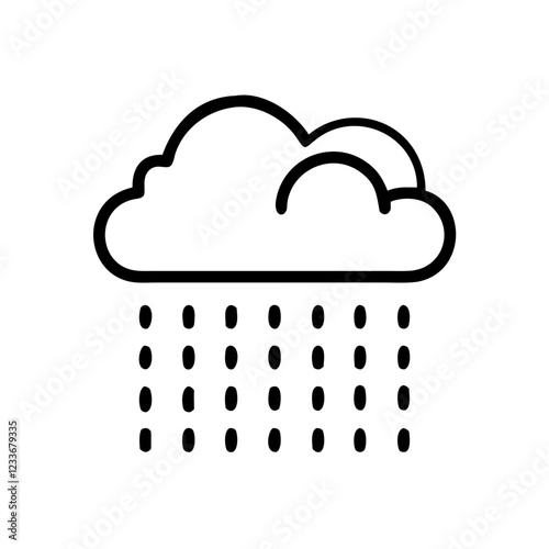 raining icon design