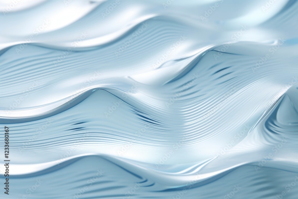 Obraz premium Abstract blue water flow background