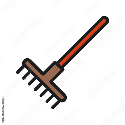 rake icon design