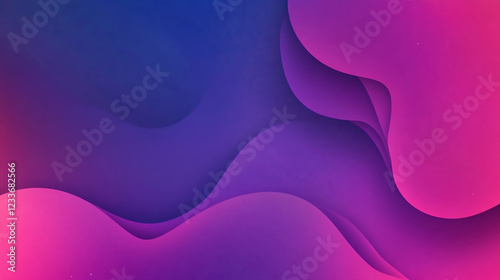 A smooth gradient transition from purple to pink to blue, creating a vibrant and colorful background abstract Gradient Background in Soft Pastel Hues

