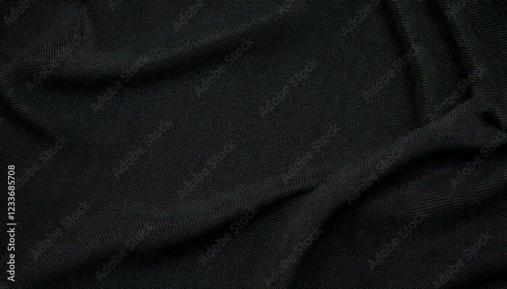 Fototapeta premium Close up of black fabric
