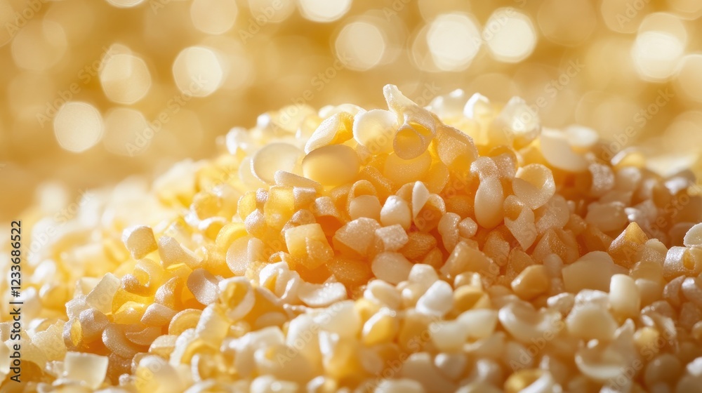 Close-Up View of Yellow Corn Kernels with Soft Blurred Background Close-Up View of Yellow Corn Kernels with Soft Blurred Background