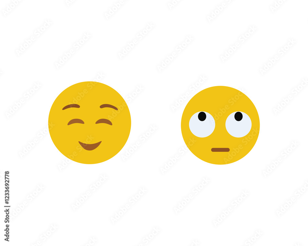 Fototapeta premium Emoji set