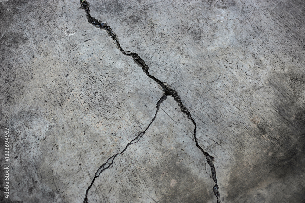 Obraz premium cracked concrete wall texture 