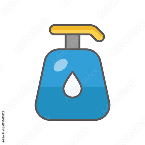 Hand Wash icon design stock illustration