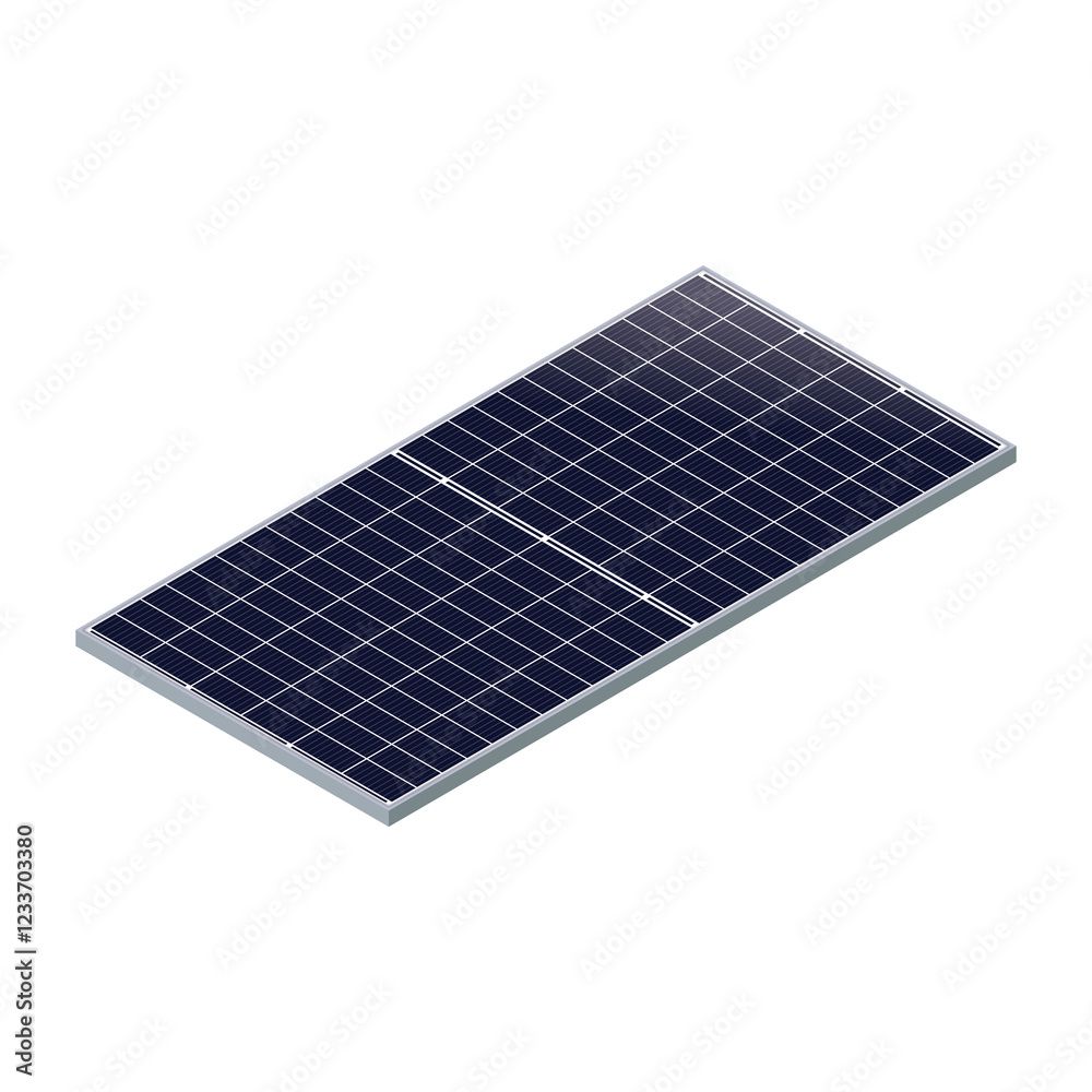 High-Quality Isometric Illustration of a Modern Solar Panel with Detailed Grid Pattern for Renewable Energy and Sustainable Technology Concepts Isolated on Transparent Background High-Quality Isometric Illustration of a Modern Solar Panel with Detailed Grid Pattern for Renewable Energy and Sustainable Technology Concepts Isolated on Transparent Background