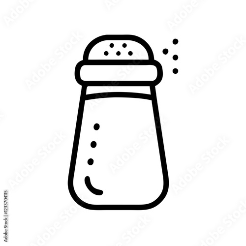 salt shaker icon design