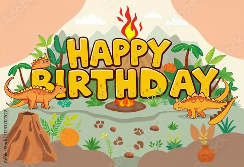 Vibrant Happy Birthday Banner with Balloons and Confetti