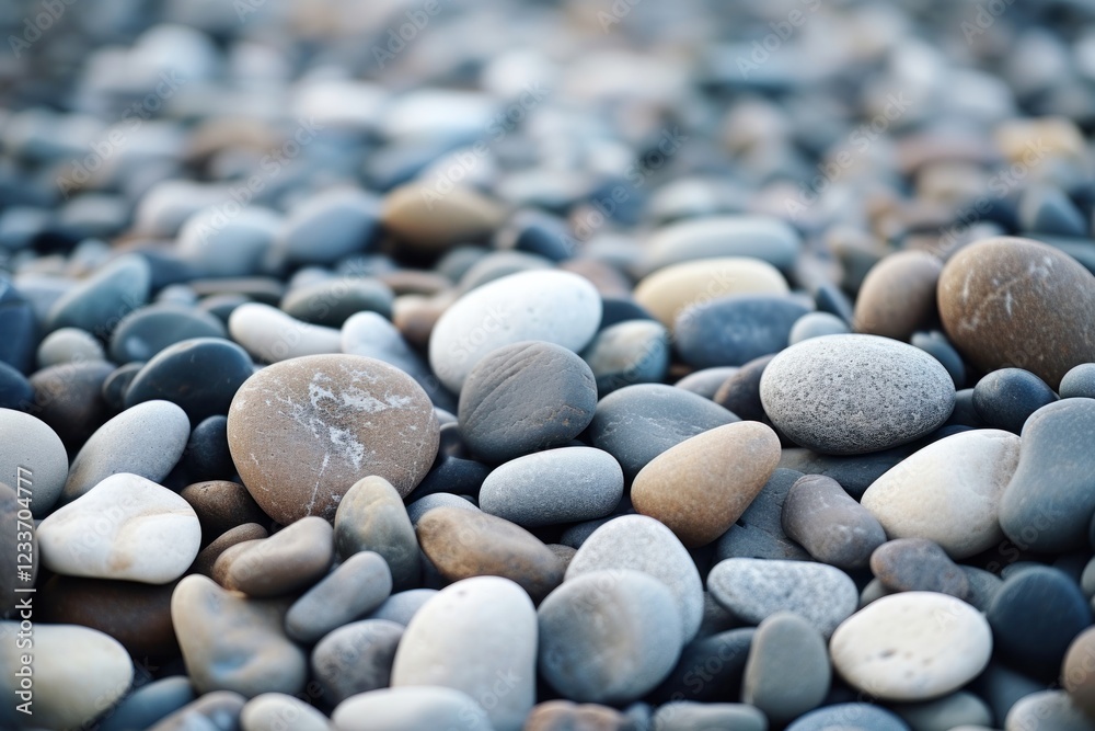 Pebble stone beach pill.