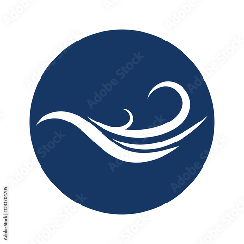 Wave Logo Vector Art, Icons, and Graphics photo