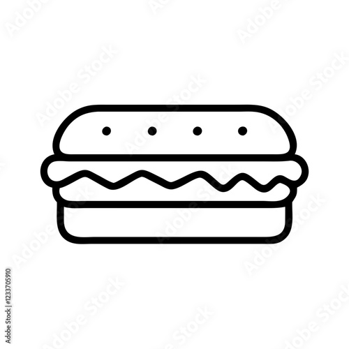 sandwich icon design