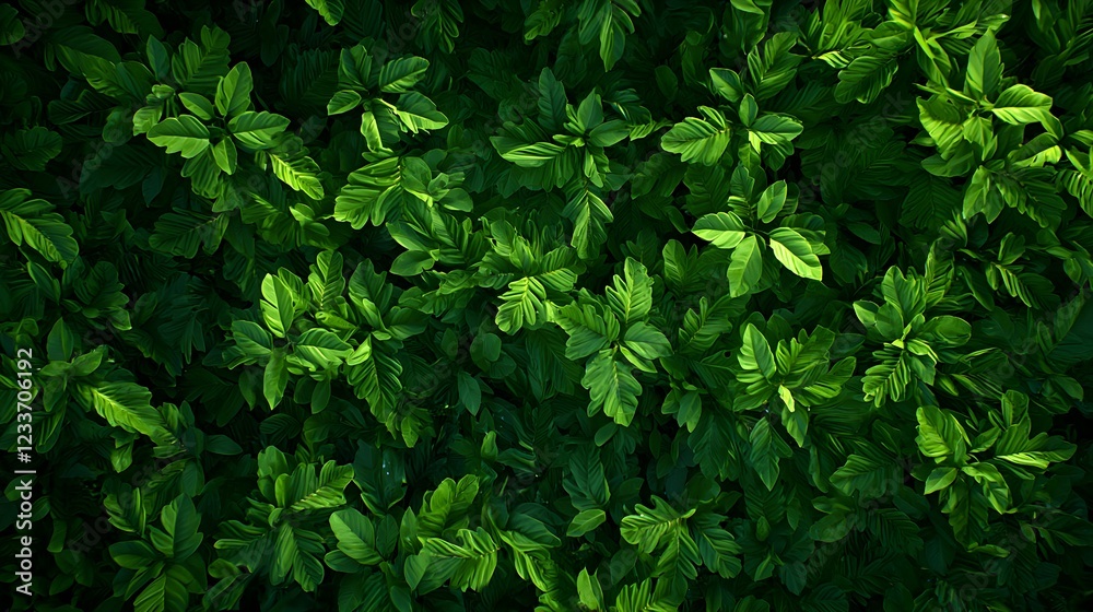 Aerial View of Lush Green Foliage