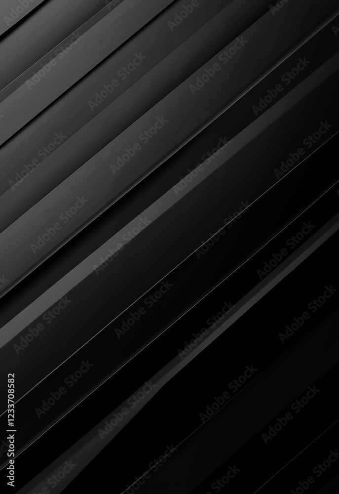 Obraz premium luxurious black lines on a gradient background a black and white photo of a black and white wave 