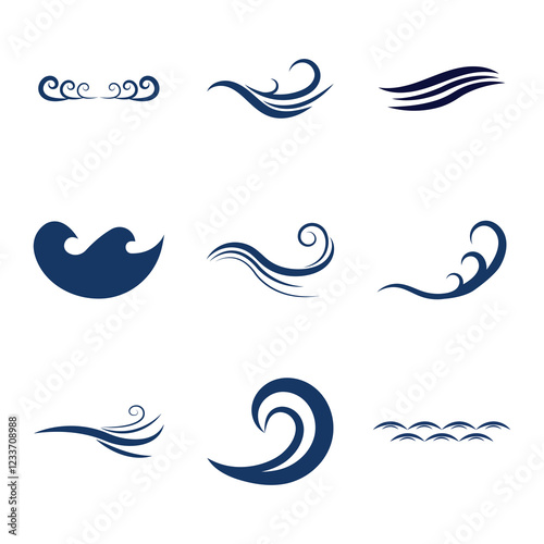 Wave Logo Vector Art, Icons, and Graphics
