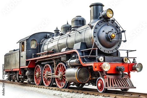 Vintage Locomotive Standing Tall