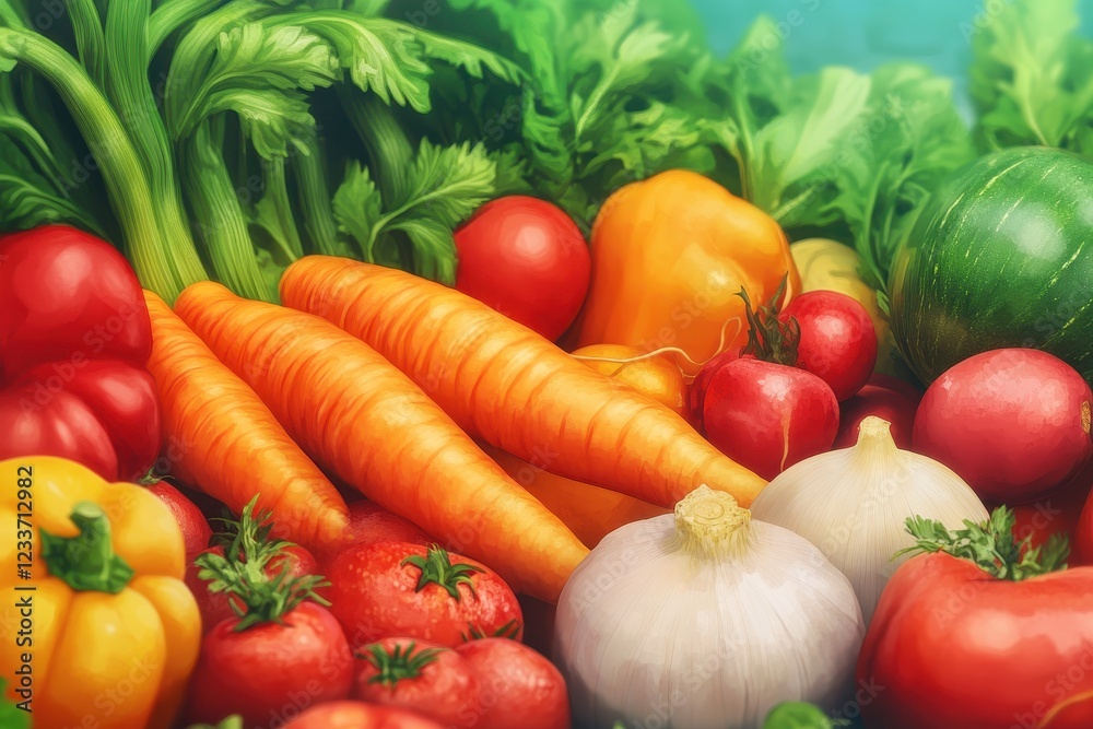 Fresh vibrant vegetables harvest abundance cooking recipe Fresh vibrant vegetables harvest abundance cooking recipe