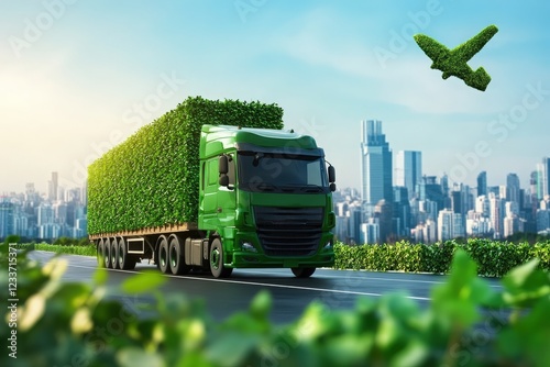 Sustainable logistics plan. A detailed business proposal for a logistics company to implement eco-friendly supply chain solutions, emphasizing green practices and optimization strategies for enhanced 