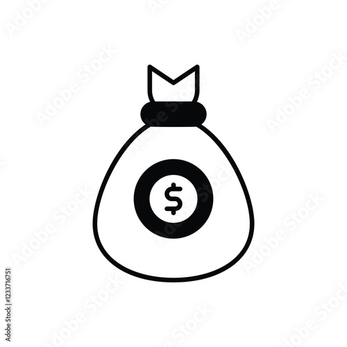 Money Bag vector icon