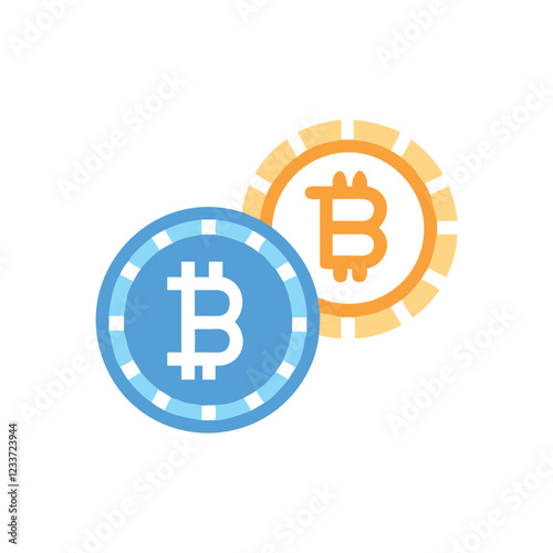  Bitcoin Icon for Cryptocurrency Transactions