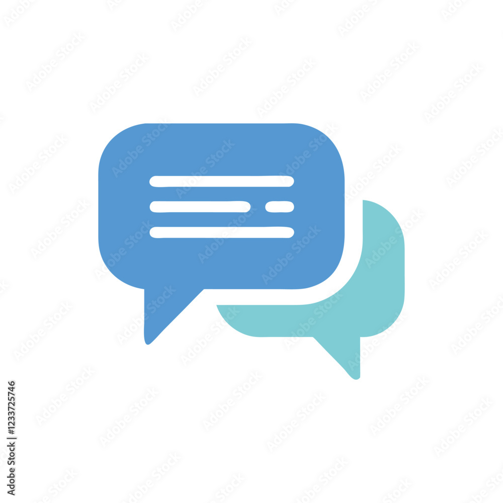 Comprehensive Chat Bubble Icon for Interaction Comprehensive Chat Bubble Icon for Interaction