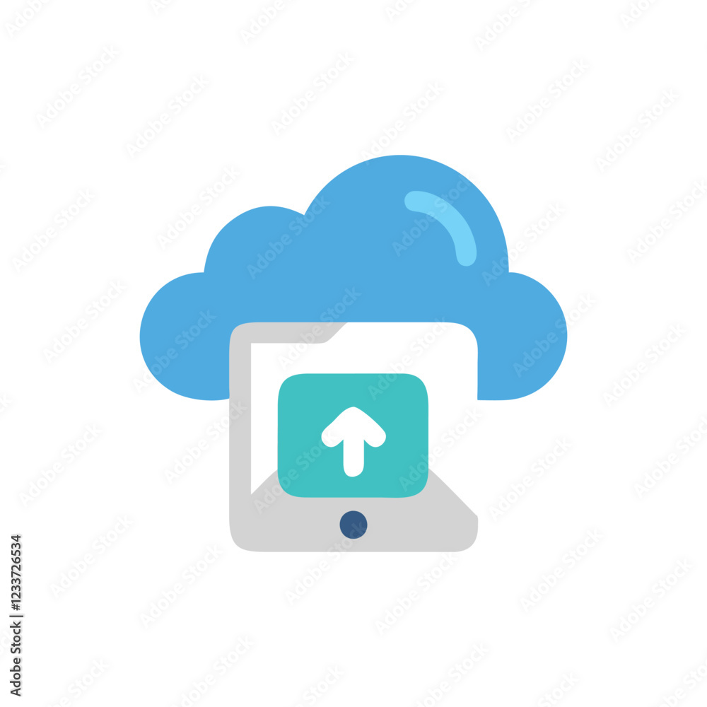 Efficient Cloud Storage Management Icon Efficient Cloud Storage Management Icon