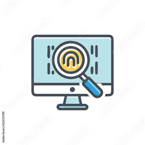  Forensic Computer Analysis Icon