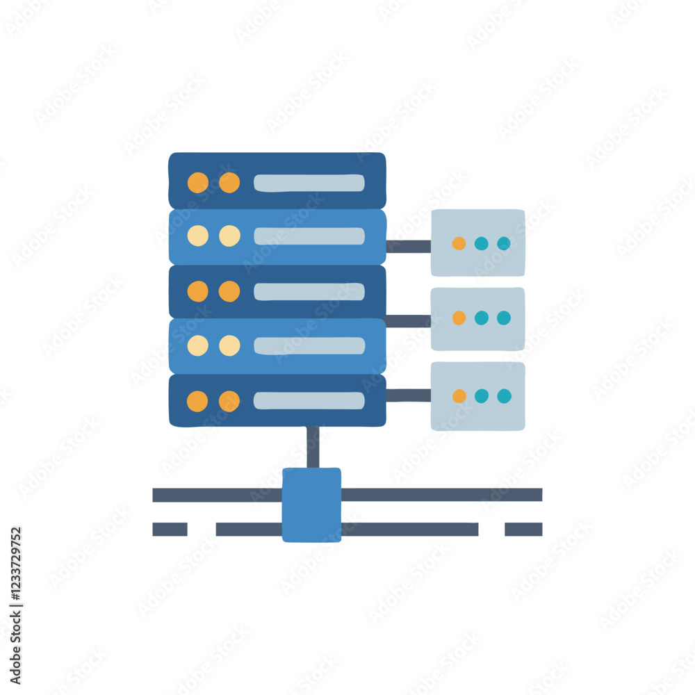 Comprehensive Data Center Icon Design Comprehensive Data Center Icon Design