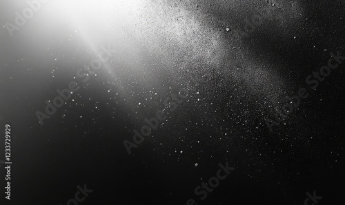 Dramatic Light Beam and Dust Particles 