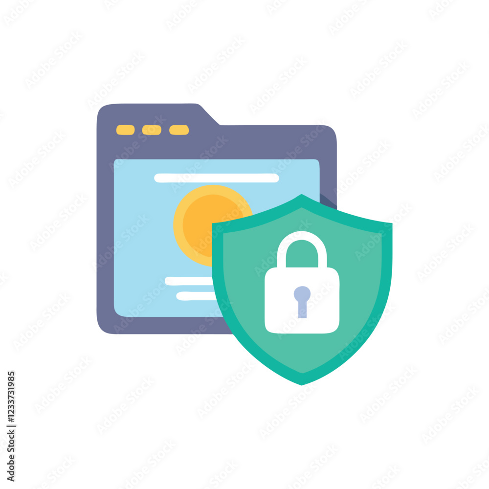 Essential Data Security Icon for Compliance Essential Data Security Icon for Compliance