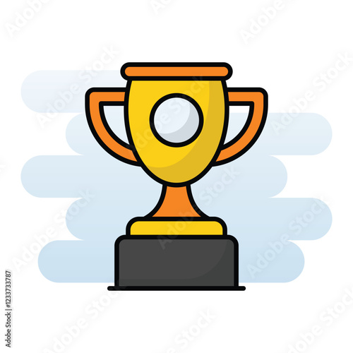 Trophy vector icon