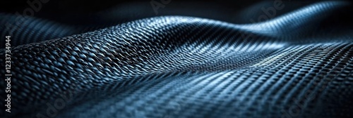 Wallpaper Mural Abstract Dark Blue Carbon Fiber Texture: Wavy Pattern Background Torontodigital.ca