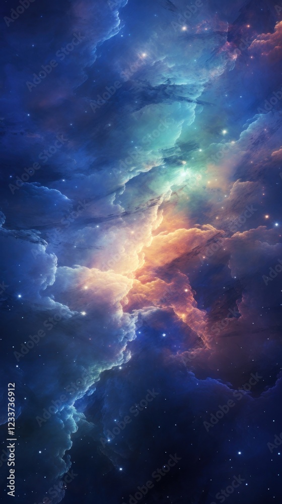 Fototapeta premium Galaxy wallpaper astronomy universe outdoors.