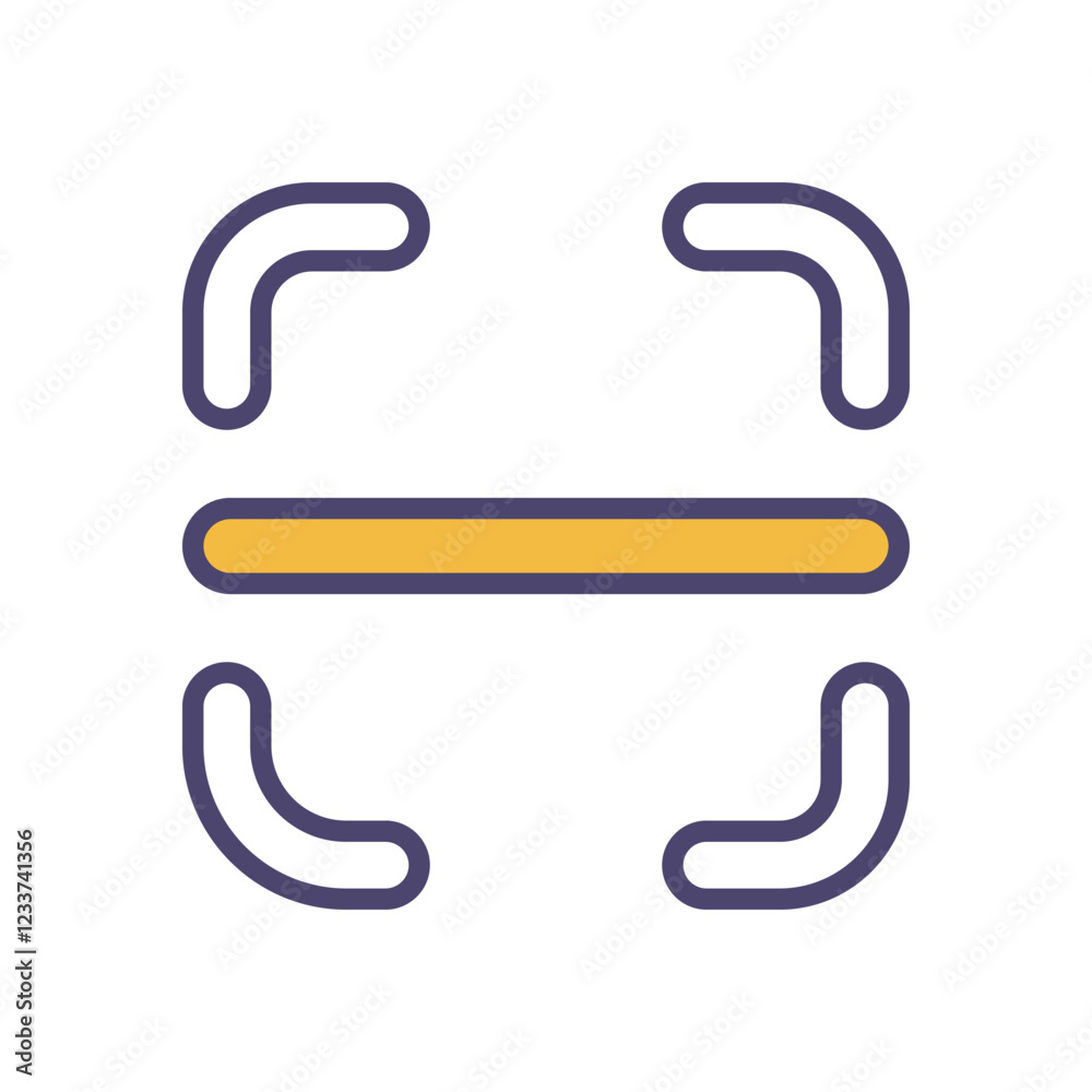 Qr Code Scane icon. Userinter face icon design. vector graphic Qr Code Scane icon. Userinter face icon design. vector graphic