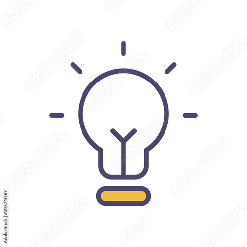 Idea  icon. Userinter face icon design. vector graphic