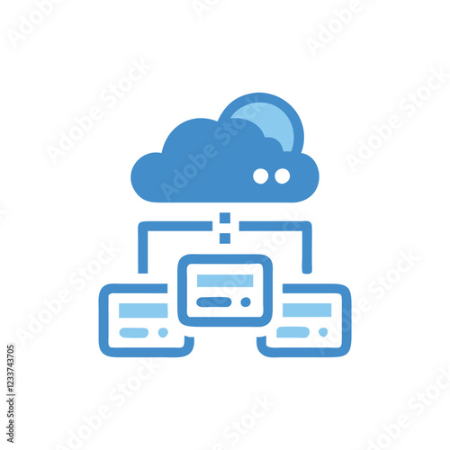  Comprehensive IaaS Icon for Cloud Management