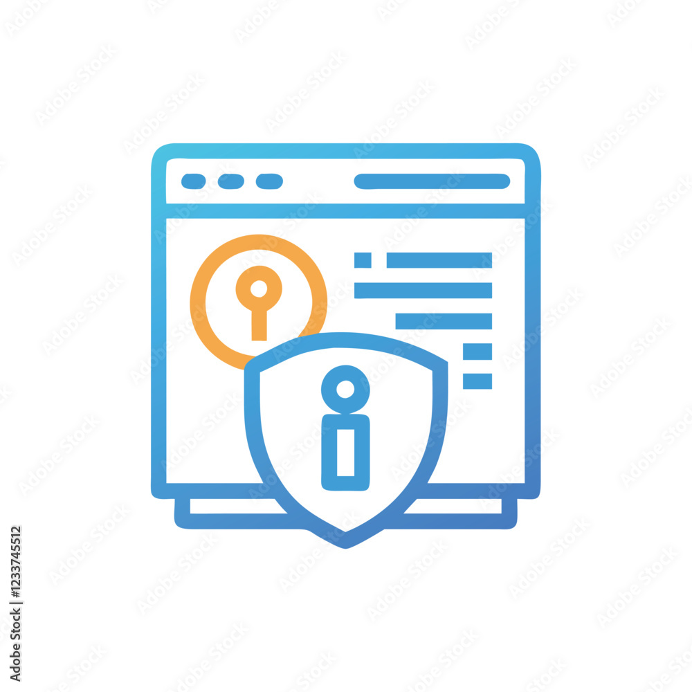 Comprehensive Information Security Icon for Risk Management Comprehensive Information Security Icon for Risk Management