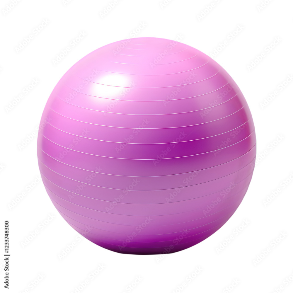 Yoga Ball With An Anti-Slip Surfa Transparent Background with Realistic Details and Clean Design Yoga Ball With An Anti-Slip Surfa Transparent Background with Realistic Details and Clean Design