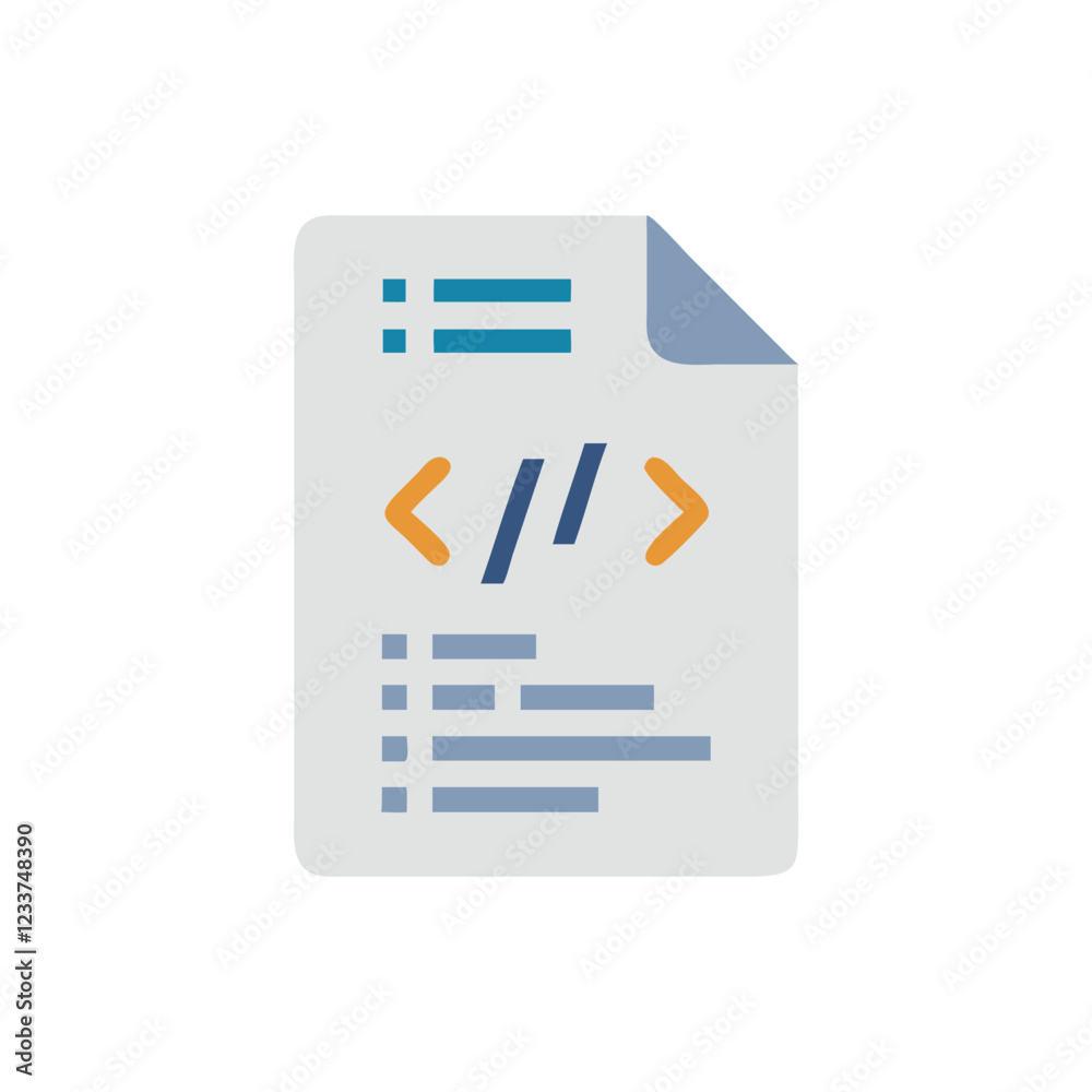 Icon of Java Code for Software Development Icon of Java Code for Software Development