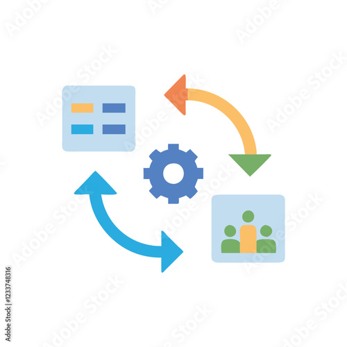  Icon of Iterative Development for Project Management