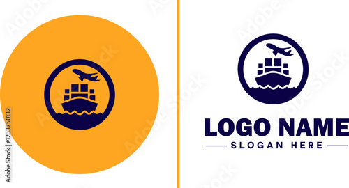 Import icon Importation Importing Influx flat logo sign symbol editable vector