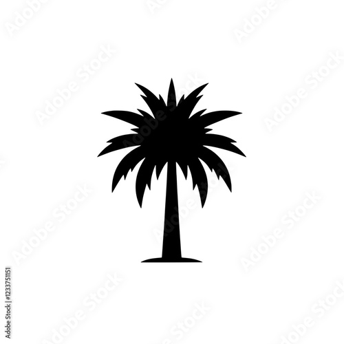 Palm Tree Silhouette: A simple yet elegant silhouette of a palm tree, evoking feelings of tropical serenity and escape.  