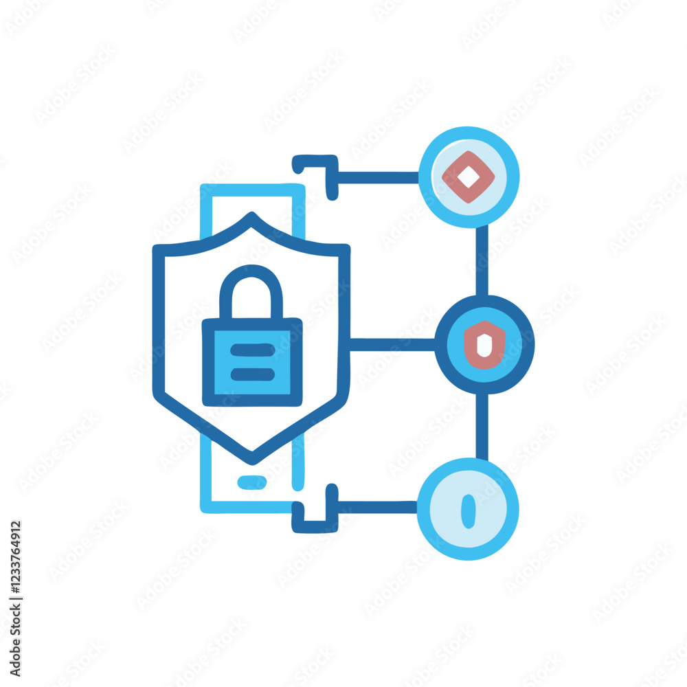Icon of Security Architecture for Compliance Icon of Security Architecture for Compliance