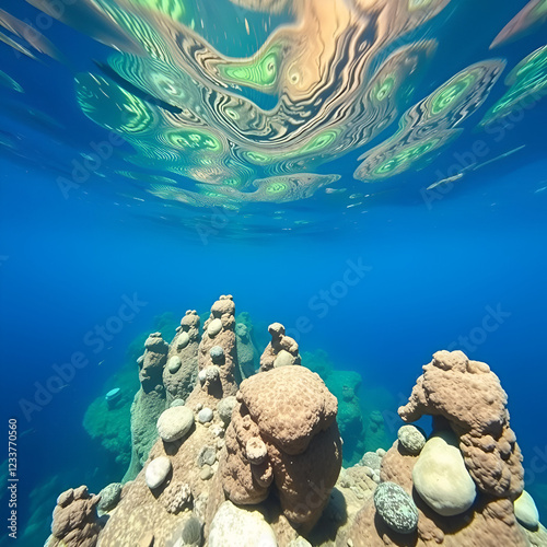 Ballestas Islands, important marine biodiversity and adventure sports for ecotourism in Paracas Ica, Peru photo