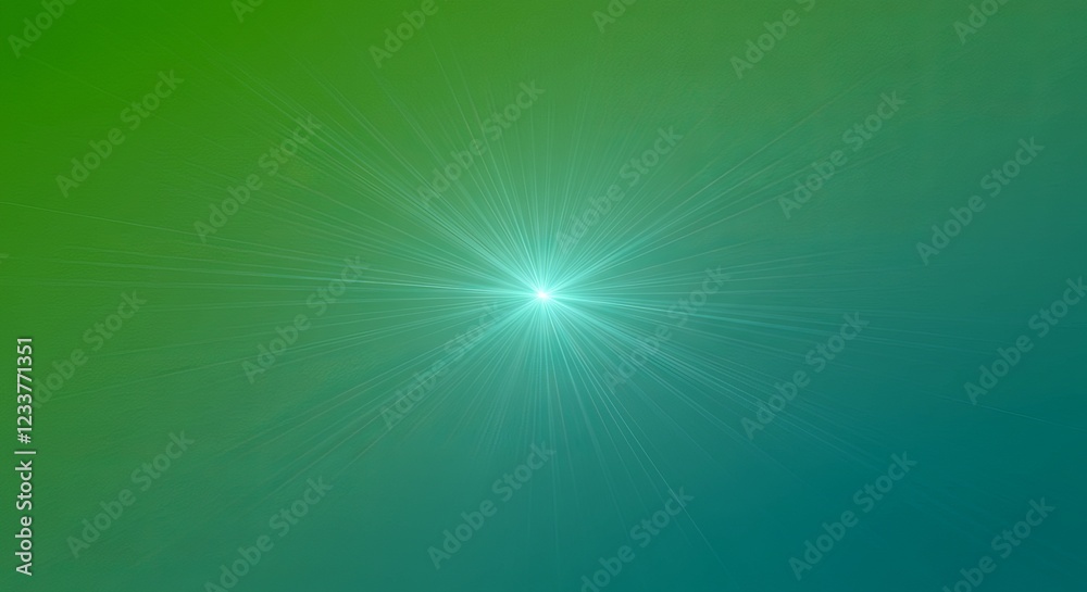 Obraz premium Flared background with bright star ray
